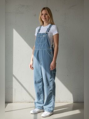 🫶🏻 Lee Vintage Corduroy Light Blue Overalls